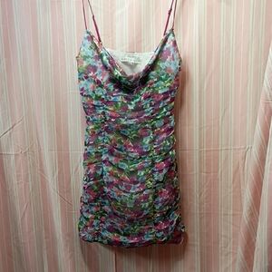 Endless Rose Floral Mini Dress - Multicolor